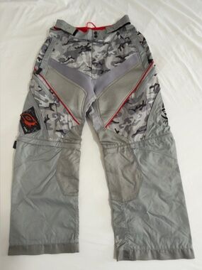O'Neal A-10 Motocross Racing Pants Gray Camo Size 38